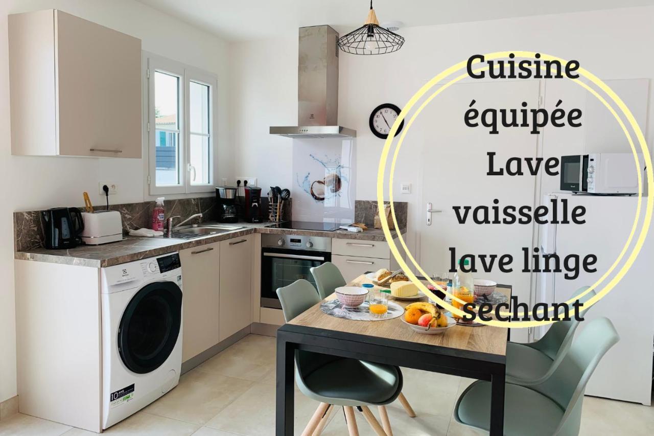 Le Mousse Maison Avec Piscine/Parking/Wifi/Plages 5Kms 레 마트 외부 사진