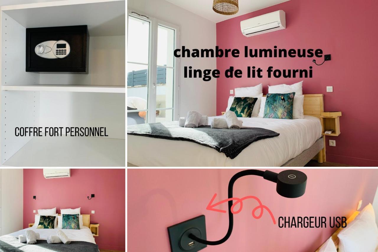 Le Mousse Maison Avec Piscine/Parking/Wifi/Plages 5Kms 레 마트 외부 사진