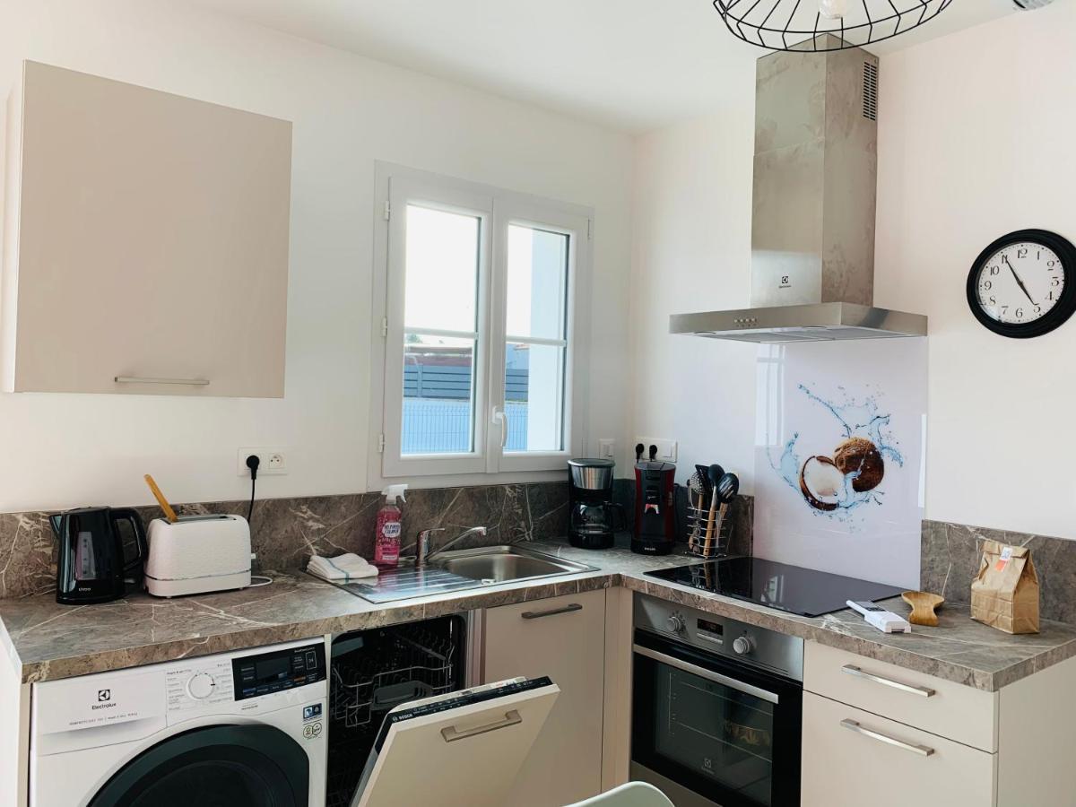 Le Mousse Maison Avec Piscine/Parking/Wifi/Plages 5Kms 레 마트 외부 사진