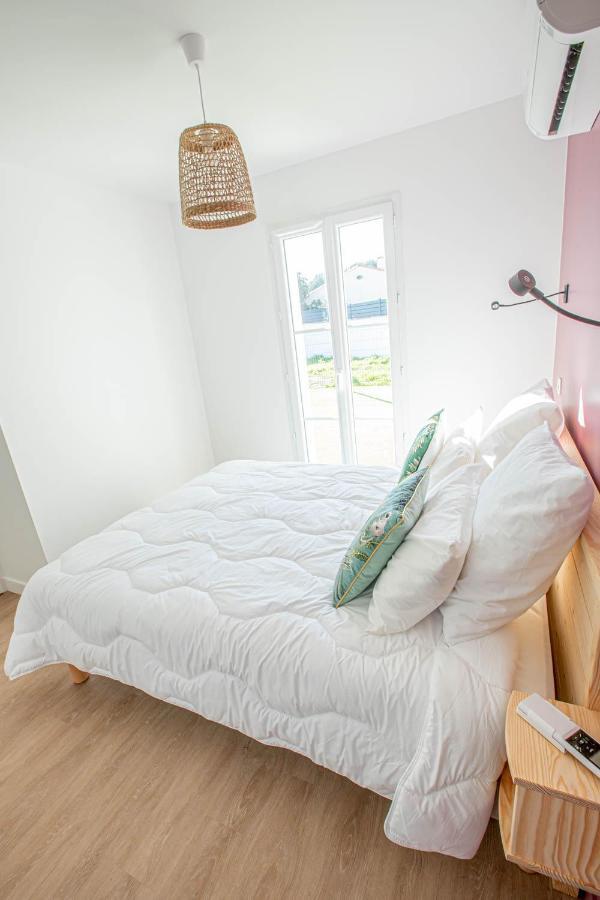 Le Mousse Maison Avec Piscine/Parking/Wifi/Plages 5Kms 레 마트 외부 사진