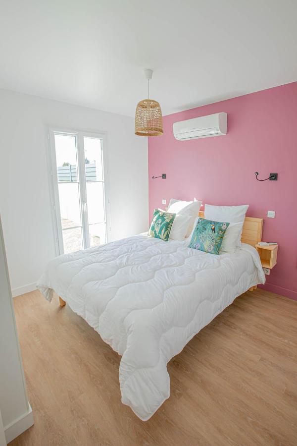 Le Mousse Maison Avec Piscine/Parking/Wifi/Plages 5Kms 레 마트 외부 사진