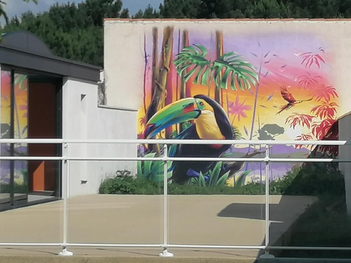 Le Mousse Maison Avec Piscine/Parking/Wifi/Plages 5Kms 레 마트 외부 사진